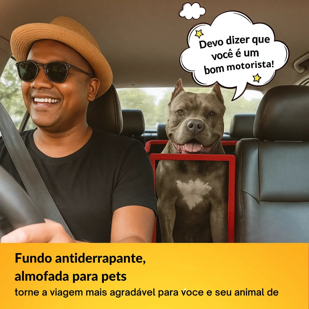[COMPRE 01 LEVE 02] Fusca Pet Cover Premium™ - Protetor de Banco Pet Impermeável 5 em 1